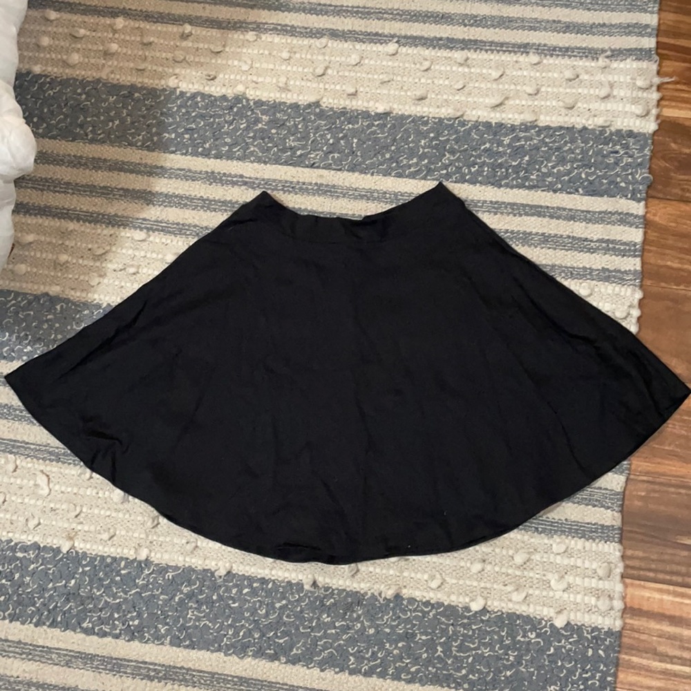Black high waisted skirt